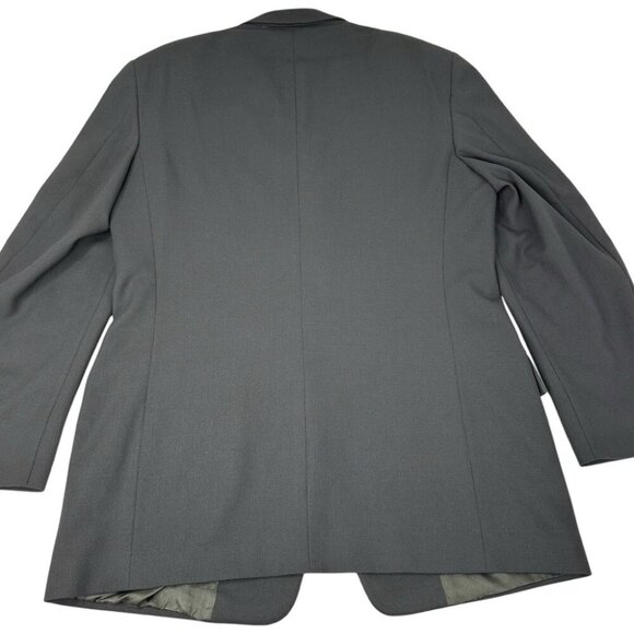 Kenneth Cole Men’s Black Minimalist Three Button Business Career Blazer C44 - Picture 3 of 12